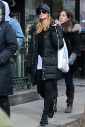 Paris Hilton - Shopping at the Apple Store With a Friend in NYC, March 2016