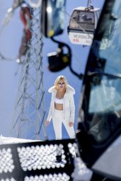 Pixie Lott in a Bikini - Swiss Alps 3/28/2016