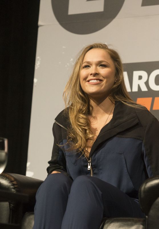 Ronda Rousey - Talks With Fans at a SXSW Unfiltered panel in Austin, TX 3/13/2016