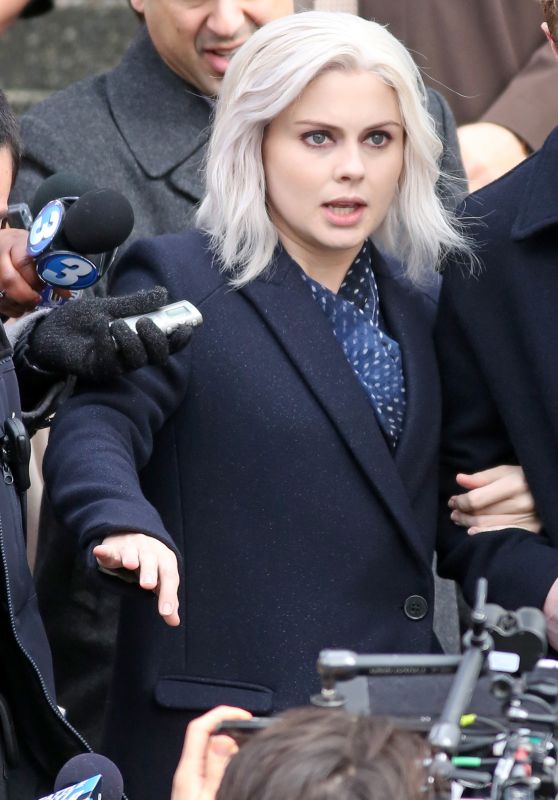Rose McIver On the Set of 