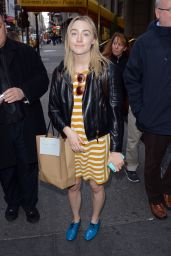Saoirse Ronan - Outside Walter Kerr Theatre After Her Play 