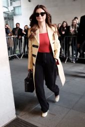 Selena Gomez Style - Arriving at the Radio 1 Studios London , UK 3/11/2016