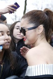 Selena Gomez - Visits NRJ Radio Station in Paris 3/10/2016