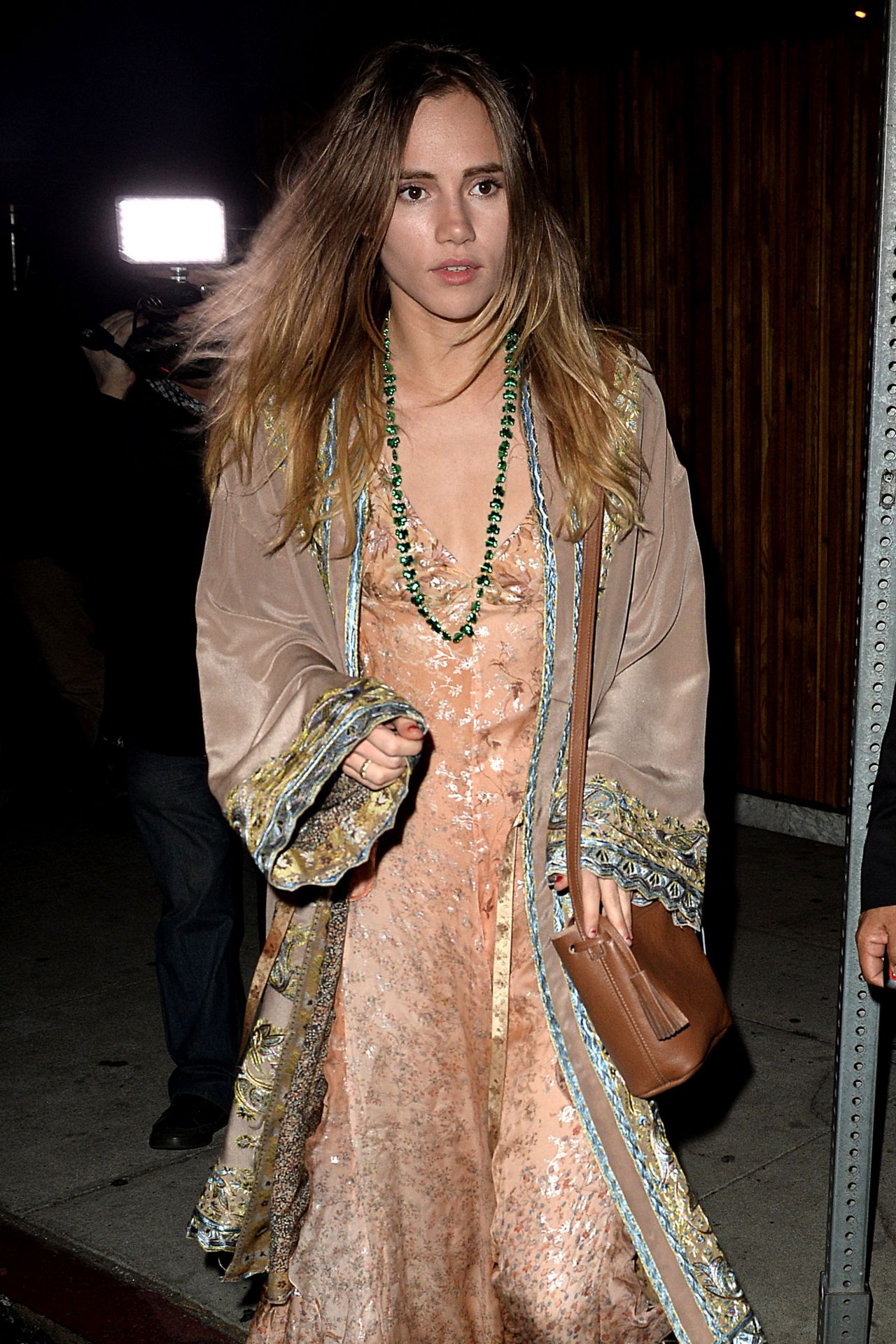 Suki Waterhouse Night Out Style - Leaving The Nice Guy in Los Angeles