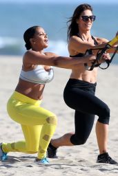 Sunday Carter - Works Out in Malibu, March 2016