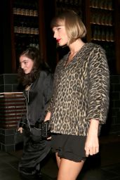 Taylor Swift Night Out Style - Leaving Roku Sunset Restaurant in West Hollywood 3/25/2016 