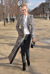 Toni Garrn - After Elie Saab Fashion Show in Paris, March 2016
