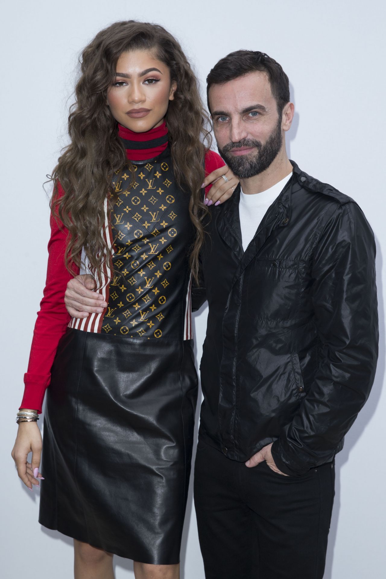 Zendaya Updates 🇵🇸 on X: Zendaya at Louis Vuitton's Menswear SS24  fashion show!  / X