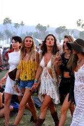 Alessandra Ambrosio - Coachella Music Festival in Indio, CA Day Three 4/17/2016 