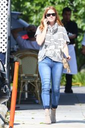 Amy Adams Casual Street Outfit - Los Angeles 4/22/2016