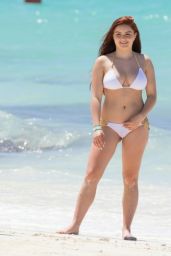 Ariel Winter in a White Bikini - Bahamas, April 2016