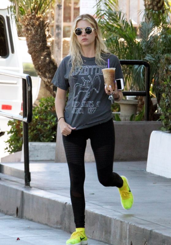 Ashley Benson in Leggings - Out in West Hollywood 4/19/2016 