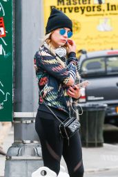 Ashley Benson in Spandex - Out in NYC 4/7/2016 