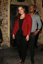 Ashley Graham Night Out Style - at El Compadre in Los Angeles 4/6/2016