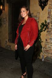Ashley Graham Night Out Style - at El Compadre in Los Angeles 4/6/2016
