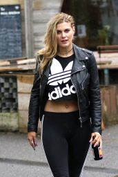 Ashley James - Out in London, UK 4/22/2016