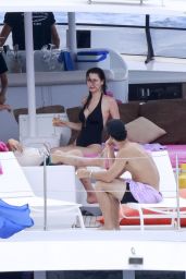Bella Hadid in a Swimsuit - Beach in St. Barts 4/2/2016