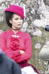 Bella Hadid Photoshoot Set in Central Park, New York City, 4/8/2016
