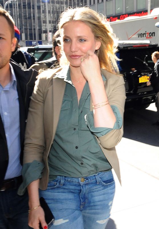 Cameron Diaz Looking Stylish - Arriving at Z100 in New York City 4/4/2016