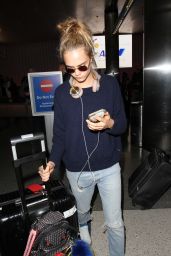 Cara Delevingne at LAX Airport in LA, April 2016