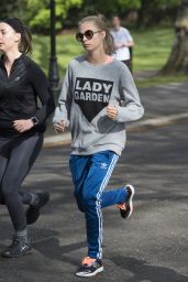 Cara Delevingne - Running in the Lady Garden 5km Race in Battersea Park in London 4/23/2016