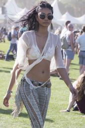 Chanel Iman - Arriving to Coachella 4/15/2016