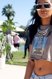 Chanel Iman – Coachella Music Festival in Indio, CA 4/16/2016
