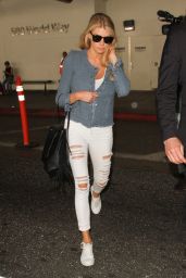 Charlotte McKinney at LAX Airport in Los Angeles 4/27/2016 