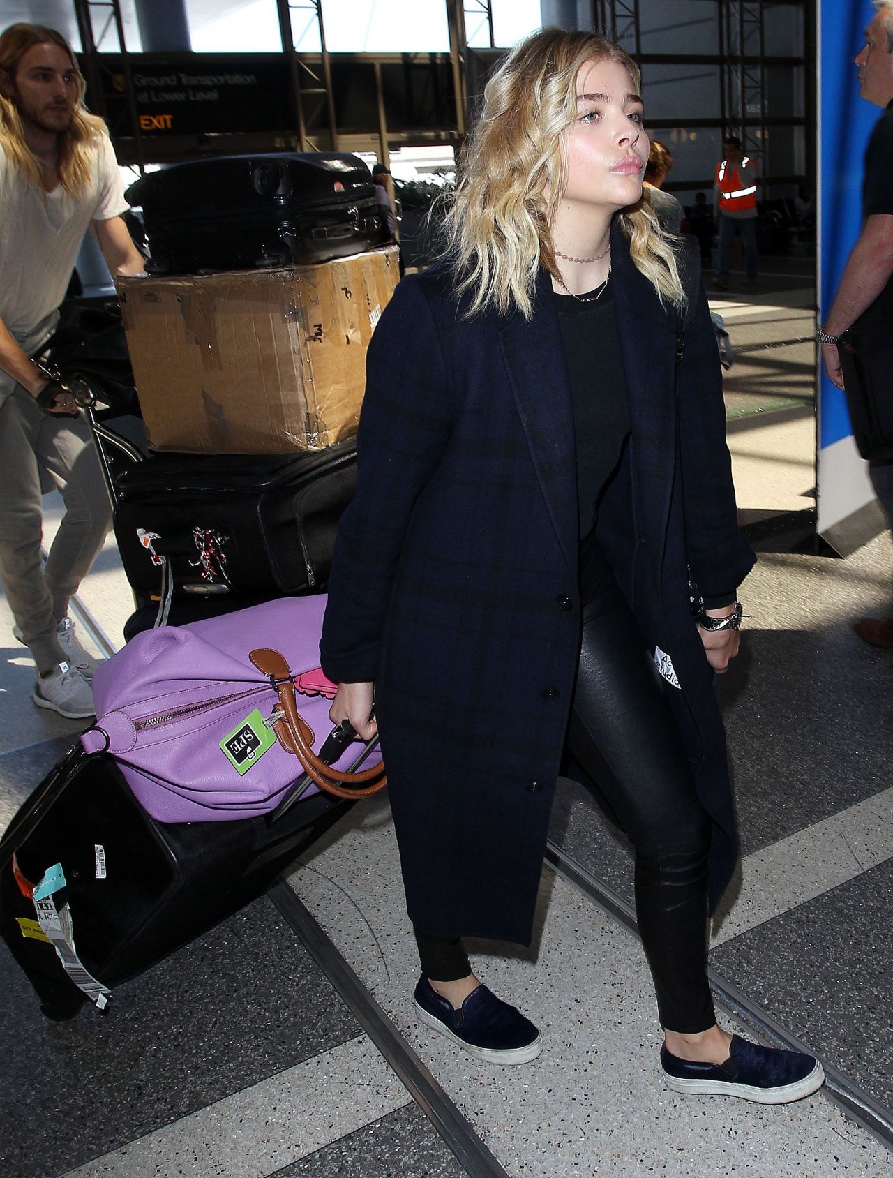 Chloë Grace Moretz AIrport Style - LAX in Los Angeles 4/20/2016 ...
