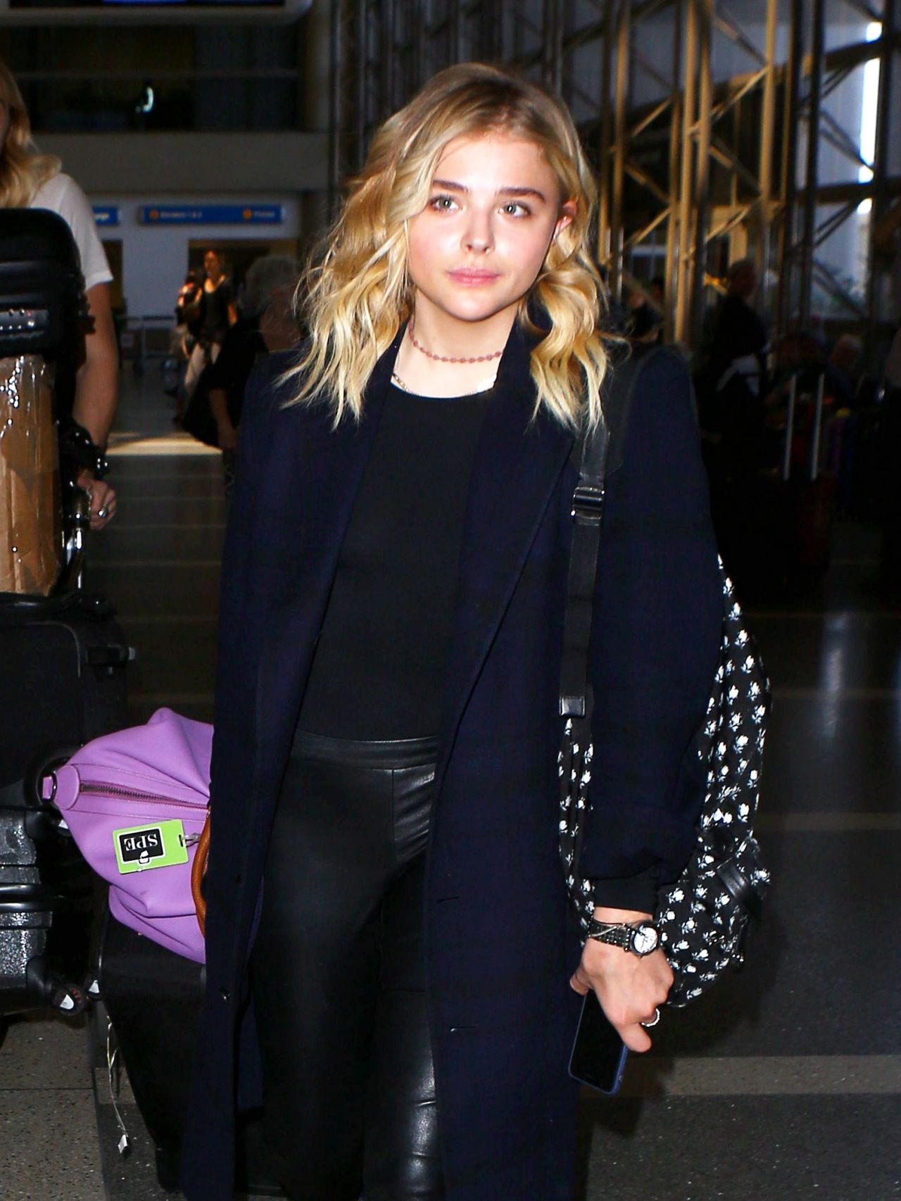 Chloe Grace Moretz at Los Angeles International Airport (LAX