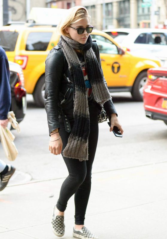 Chloe Moretz - Out in New York City, March 2016