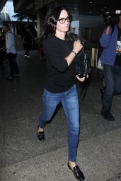 Courteney Cox at LAX Airport in Los Angeles 4/20/2016 