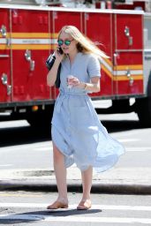 Dakota Fanning Casual Style - Out in New York 4/18/2016