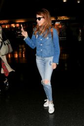 Emma Roberts at JFK Airport in NYC 4/28/2016 