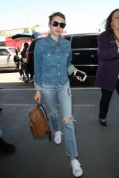 Emma Roberts at LAX Airport 4/28/2016