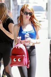 Emma Roberts - Leaving a Gym in Los Angeles 4/1/2016