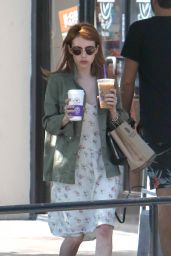 Emma Roberts Street Style - Out in West Hollywood 4/28/2016 