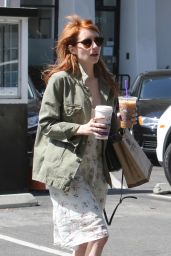 Emma Roberts Street Style - Out in West Hollywood 4/28/2016 