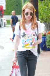 Emma Roberts Style - Shopping in Los Angeles 4/6/2016