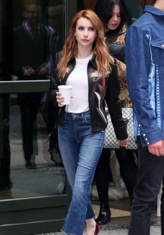 Emma Roberts Urban Outfit - New York City 4/28/2016