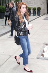 Emma Roberts Urban Outfit - New York City 4/28/2016