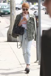 Emma Roberts Urban Outfit - Out in West Hollywood 4/26/2016