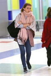 Emma Watson at JFK Airport in NYC, 4/3/2016