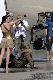 Gal Gadot On the Set of 