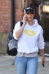 Gemma Atkinson in Jeans - Leaving Key 103 Radio Station in Manchester 4/19/2016