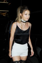 Gigi Hadid Night Out Style - at the Nice Guy in West Hollywood 4/28/2016