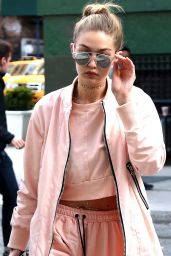 Gigi Hadid Street Style - Out in New York City 4/11/2016