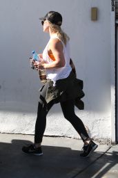 Hilary Duff  at a Gym in West Hollywood 4/20/2016