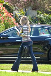 Hilary Duff in Jeans - Out in Beverly Hills 4/4/2016 