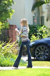Hilary Duff in Jeans - Out in Beverly Hills 4/4/2016 